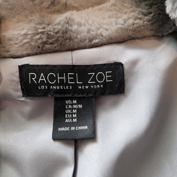 Rachel Zoe Faux Fur Mink Jacket - Picture 2 of 5